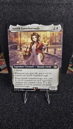 Aerith Gainsborough Extended Art 0423 MTG FINAL FANTASY Rare - Image 1