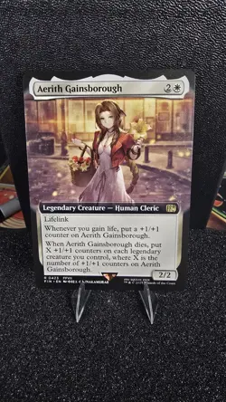 Aerith Gainsborough Extended Art 0423 MTG FINAL FANTASY Rare - Image 3