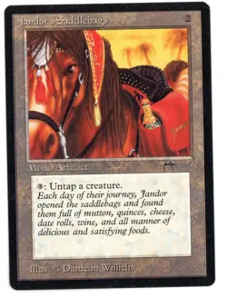 Jandor's Saddlebags -- MTG (MP Quality) - Arabian Nights - See scans!! - Image 1