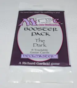 MTG MAGIC THE GATHERING THE DARK BOOSTER PACK 1994 SEALED - Image 1