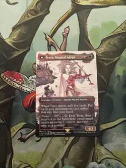 MTG: Terra Magical Adept (0323) Final Fantasy Borderless PR0XY NM - Image 3