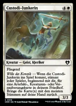 Magic the Gathering (mtg): CMM: Custodi Squire - Foil - Image 1