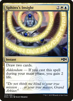 Magic the Gathering (mtg): RNA: Sphinxs Insight  (x 4) - Image 2