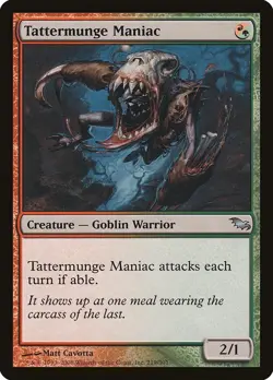 Shadowmoor Tattermunge Maniac MTG Magic the Gathering NM - Image 1