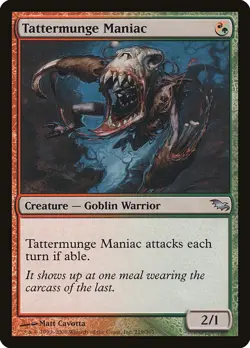Shadowmoor Tattermunge Maniac MTG Magic the Gathering NM - Image 2
