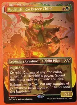 MTG, AETHERDRIFT: REDSHIFT, ROCKETEER CHIEF - RARE #0366 , REGULAR FINISH NM - Image 4