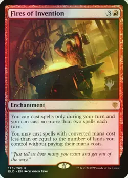 MTG Fires of Invention Stamped Promopack Foil ** ELD Promos ** English (NM) - Image 1
