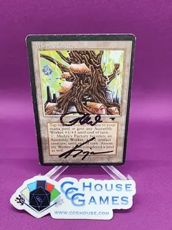 mishra's factory Antiquities Signed #A Phil Kaja Foglio MTG Magic *CCGHouse* - Image 1
