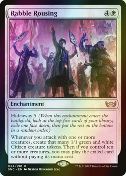 MTG Rabble Rousing Foil ** Streets of New Capenna ** English (LP) - Image 3