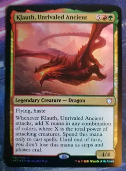 Klauth, Unrivaled Ancient Commander: Adventures in the Forgotten Realms Foil - Image 4