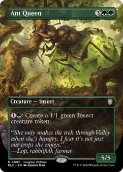 Ant Queen (Borderless) - Near Mint MTG Commander: Bloomburrow - Image 1