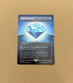 Chaos Emerald Lotus Petal - Blue 7033- Sonic Secret Lair - Magic The Gathering - Image 1