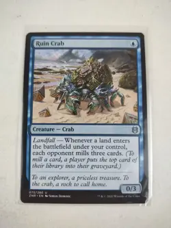 Ruin Crab - Zendikar Rising ZNR Magic the Gathering MTG - NM+ - Image 3