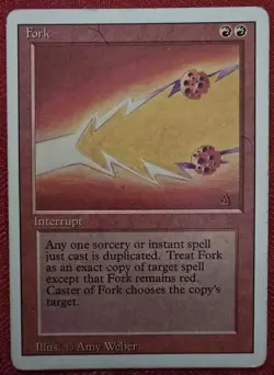 Fork MTG Revised / 3rd Edition Excellent Condition 1 Owner on the Reserved list! - Image 1