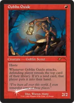 Goblin Guide - Foil - Love Your LGS 2021 Promo NM, English MTG Unique & Misc Pro - Image 1