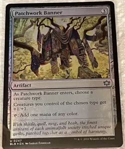 Patchwork Banner Bloomburrow Foil - Image 1