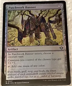 Patchwork Banner Bloomburrow Foil - Image 2