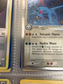 PokÃ©mon TCG Salamence EX Power Keepers Holo Card 96/108 - Image 5