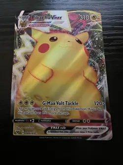 Pokemon Card TCG - Pikachu VMAX 044/185 Ultra Rare Vivid Voltage Near Mint ðŸ”¥ - Image 1