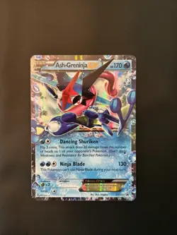 PokÃ©mon TCG Ash-Greninja-EX XY Black Star Promos Holo Card XY133 - Image 1