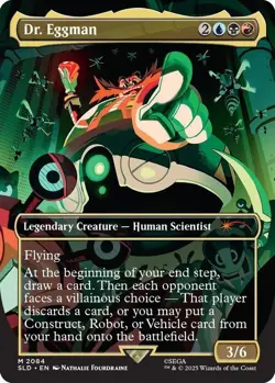 Dr. Eggman MTG Secret Lair x Sonic the Hedgehog Nm/M - Image 1