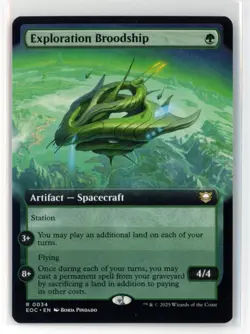 MtG EoC Exploration Broodship #34 Extended Art Non-Foil - Image 1