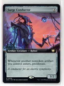 MtG EoC Surge Conductor #39 Extended Art Non-Foil - Image 1