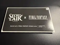 MTG Secret Lair Final Fantasy - Gilded Lotus Rainbow Foil English Sealed - Image 1