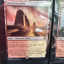 Mtg Edge of eternities sacred foundry  - Image 1