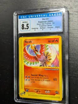 2002 âšœï¸ Pokemon Black Star Promo Pokemon Center New York Ho-Oh #52 CGC 8.5 NM-MT - Image 2