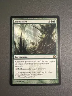 MTG - Asceticism - Scars of Mirrodin - #110 - LP - Green - Regular - Image 1