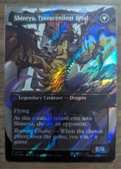 MTG Zenos yae Galvus Borderless Surge Foil from UB Final Fantasy NM - Image 2