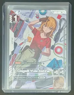 GUNDAM TCG CARD GAME CAGALLI YULA ATHNA GD01-096 R+ FOIL ENGLISH NEWTYPE RISING - Image 3