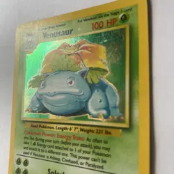 Vintage 1999 Pokemon Card Venusaur Base Set 15/102 Holo Rare NM/LP - Image 4