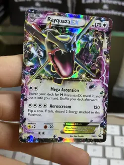 #2 Rayquaza EX XY69 Black Star Promo 2015 SHINY Holo Rare PokÃ©mon Card TCG - Image 4