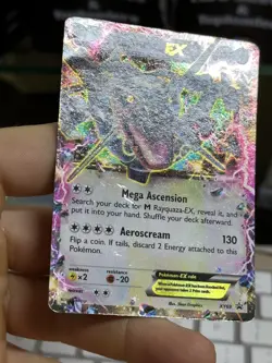#2 Rayquaza EX XY69 Black Star Promo 2015 SHINY Holo Rare PokÃ©mon Card TCG - Image 5