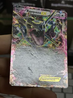 #2 Rayquaza EX XY69 Black Star Promo 2015 SHINY Holo Rare PokÃ©mon Card TCG - Image 6