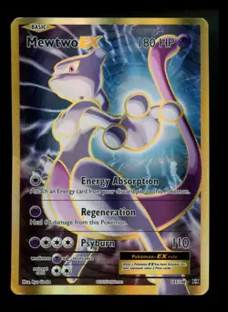 #2 Mewtwo EX 103/108 XY Evolutions 2016 Full Art Holo PokÃ©mon Card TCG - Image 1