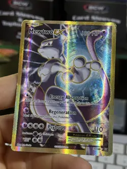 #2 Mewtwo EX 103/108 XY Evolutions 2016 Full Art Holo PokÃ©mon Card TCG - Image 4