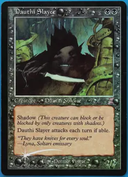 Dauthi Slayer FOIL Time Spiral Timeshifted HEAVILY PLD CARD (498681) ABUGames - Image 1