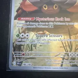 Pokemon Crustle  186/182 - SV10: Destined Rivals (DRI)  186/182 Near Mint - Image 5