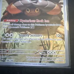 Pokemon Crustle  186/182 - SV10: Destined Rivals (DRI)  186/182 Near Mint - Image 6