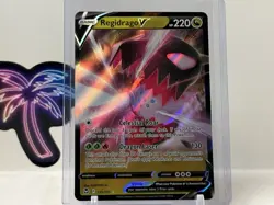 Pokemon TCG Silver Tempest Regidrago Vstar V Holo Rare Ultra Full Art - Image 3