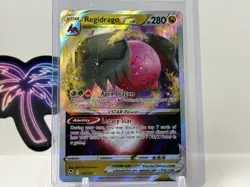 Pokemon TCG Silver Tempest Regidrago Vstar V Holo Rare Ultra Full Art - Image 4