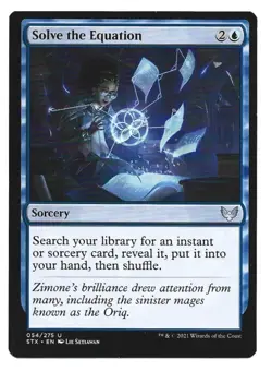 Magic The Gathering - Solve the Equation, Strixhaven, #054 Uncommon NM - Image 1