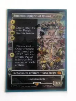 Knights of Round – Foil – Mythic Rare – Final Fantasy Crossover (FFVII) - MTG - Image 1