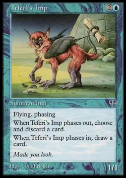 MTG Magic - Teferi's Imp - Mirage - Rare - NM - Image 1