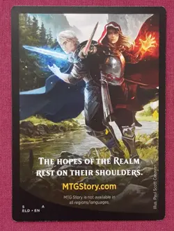 Magic The Gathering THRONE OF ELDRAINE WOLF token card MTG - Image 2