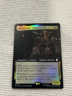 MacCready, Lamplight Mayor (Extended Art) Foil - Universes Beyond: Fallout (PIP) - Image 1