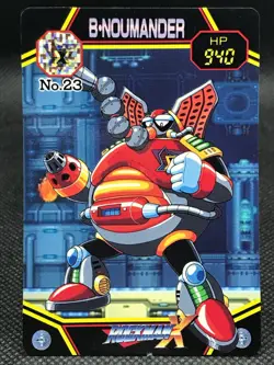 MEGA MAN X CARD DASS TCG CAPCOM BANDAI 1993 JAPAN Vintage Rare No.23 F/S - Image 13